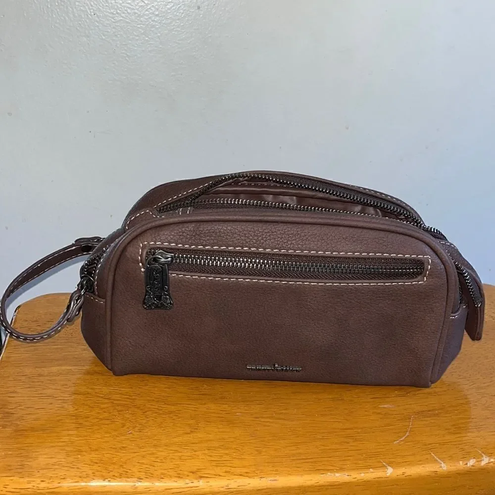NEW WITHOUT TAGS TRINITY RANCH WESTERN MAKEUP/TOILETRY CASE